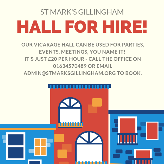 20 Hall for hire